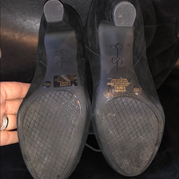 Jessica Simpson over the knee suede boots size 9.5 - Picture 4 of 4